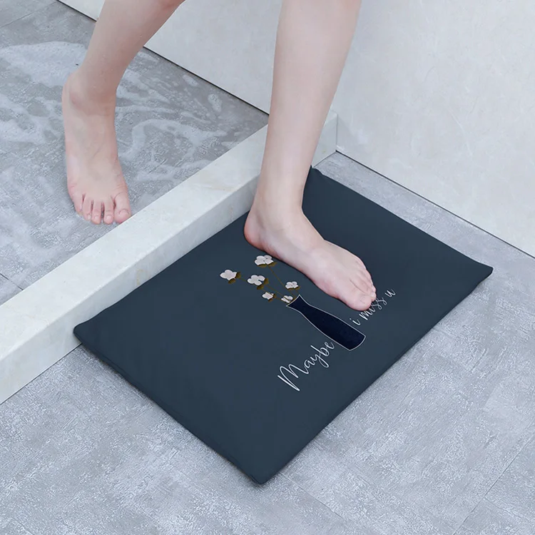 Water Absorbent Quick Dry Soft Diatomaceous Earth Bath Mat, Light gray/dark gray or customized
Water Absorbent Quick Dry Soft Diatomaceous Earth Bath Mat, Light gray/dark gray or customized