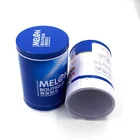 Custom Food Metal Storage Tin Box Round Tinplate Can