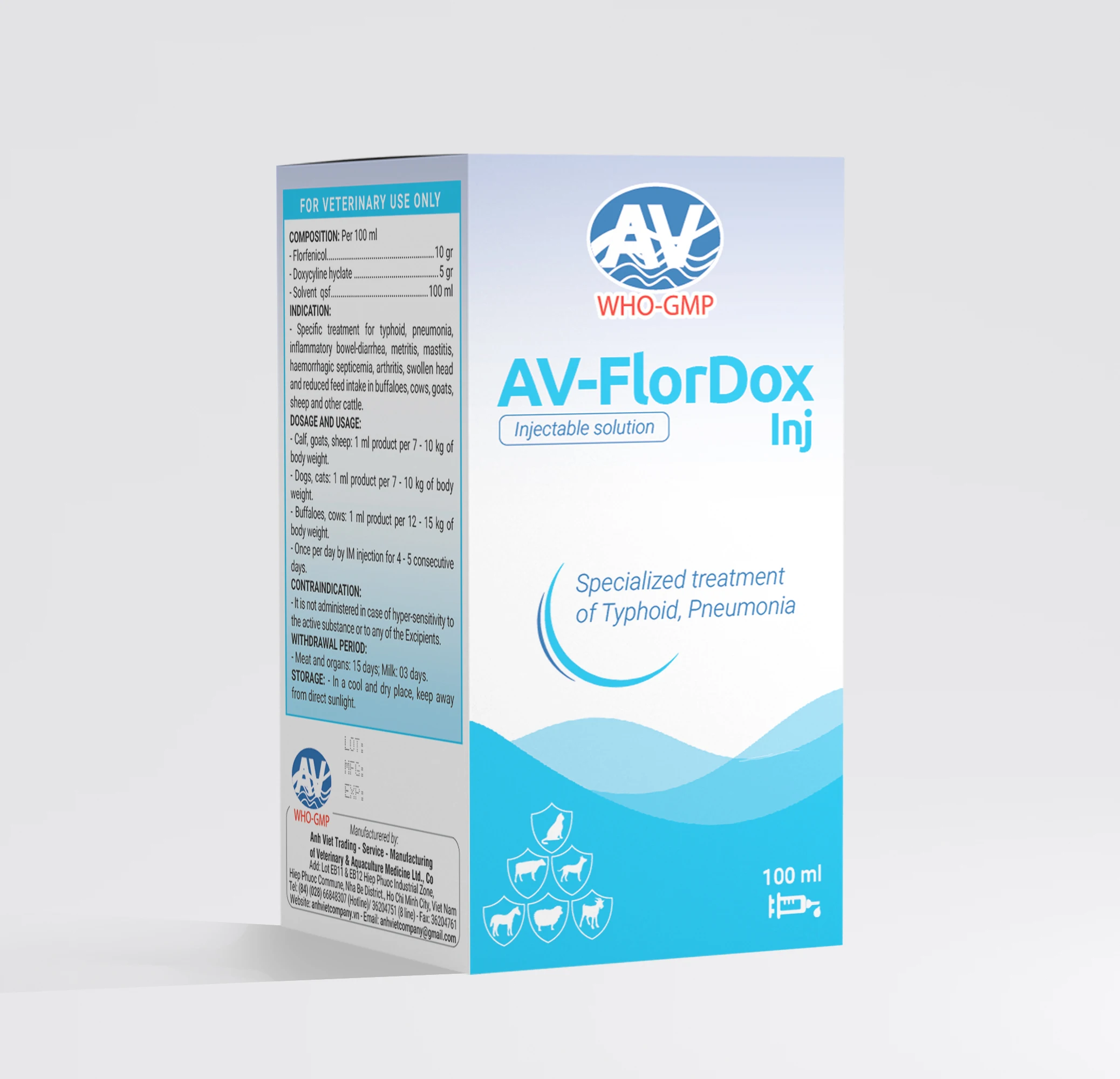 Av Flordox Inj Certificado Gmp Productos Farmaceuticos Servicio Oem Y Odm De Aplicacion Amplio Espectro Veterinarios Antibioticos Buy Veterinary Medicin Product Veterinary Medicine Trading Florfenicol Solution Product On Alibaba Com