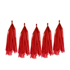 Paper tassel color tassel wedding wedding decoration wedding room layout children's birthday party decorations