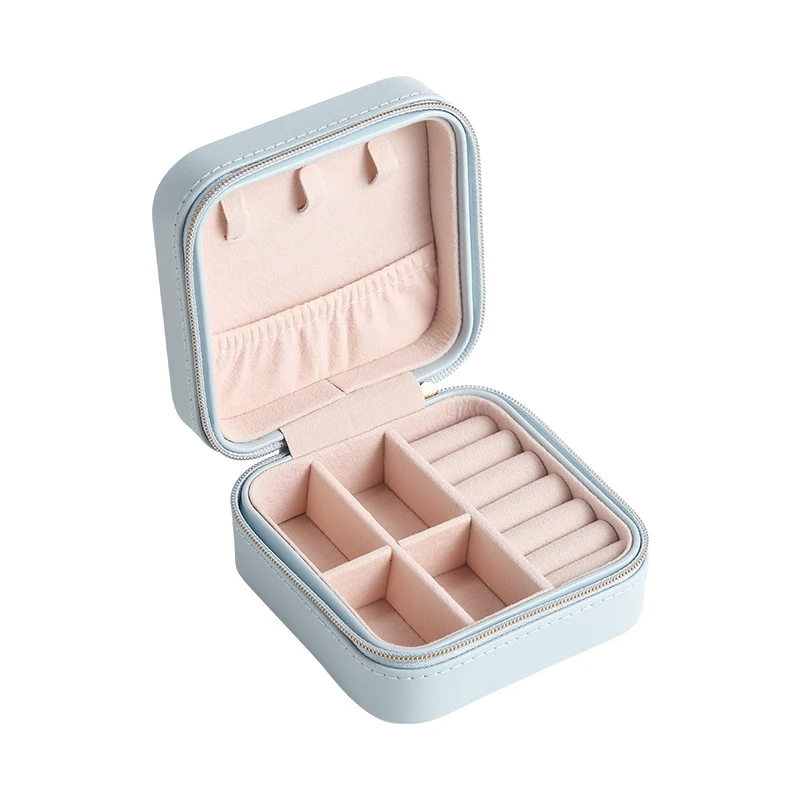 Wholesale Custom Logo Leather Travel Jewelry Box Organizer Small Ring Earring Necklace Jewellery Storage Packaging Gift Case
Wholesale Custom Logo Leather Travel Jewelry Box Organizer Small Ring Earring Necklace Jewellery Storage Packaging Gift Case