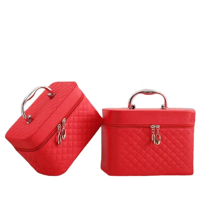 Women Large Capacity Storage Organizer Lady Makeup Bag PU Cosmetic Case, Red;black;pink
Women Large Capacity Storage Organizer Lady Makeup Bag PU Cosmetic Case, Red;black;pink