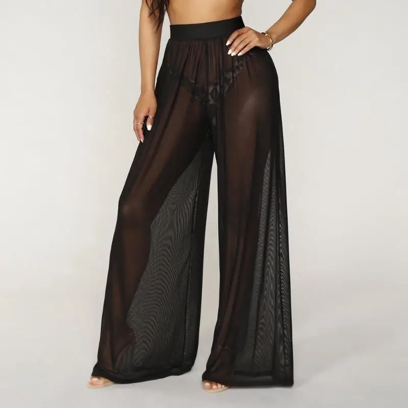 Women See Through Boho Wide Leg High Waist Trousers Beach Long Loose Mesh Sheer Pants Hot
Women See Through Boho Wide Leg High Waist Trousers Beach Long Loose Mesh Sheer Pants Hot