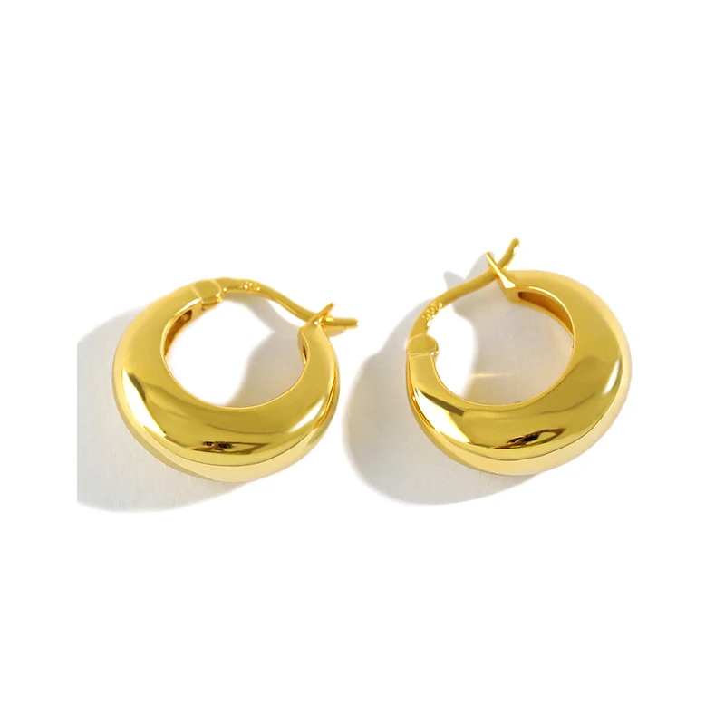 H-E429 Birthdy Jewelry Gift Pure Silver In Minority Temperament Simple Geometric Circle Female Versatile Student Earrings
H-E429 Birthdy Jewelry Gift Pure Silver In Minority Temperament Simple Geometric Circle Female Versatile Student Earrings