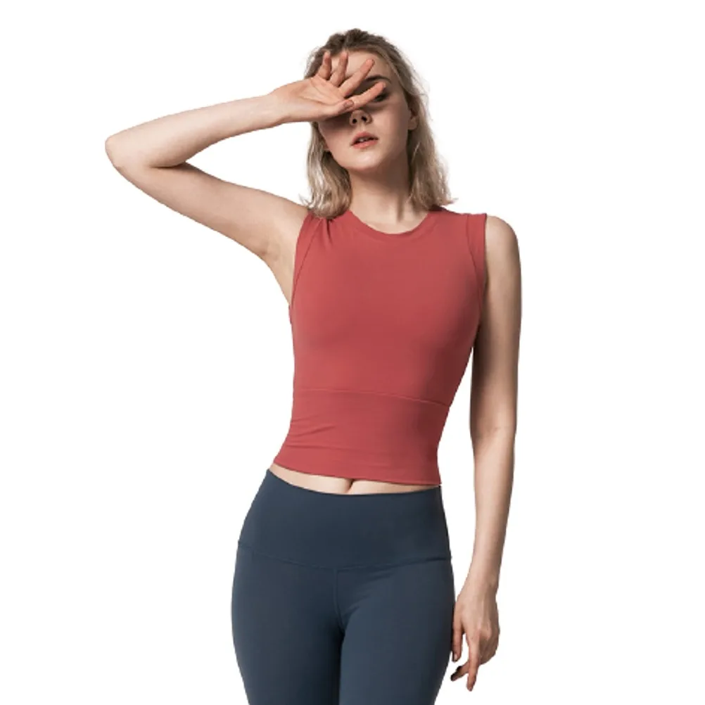 Factory Supply Stretchable Slim Fitness Wear Sleeveless Women's 2021 Spring Custom Padded Crop Top
Factory Supply Stretchable Slim Fitness Wear Sleeveless Women's 2021 Spring Custom Padded Crop Top