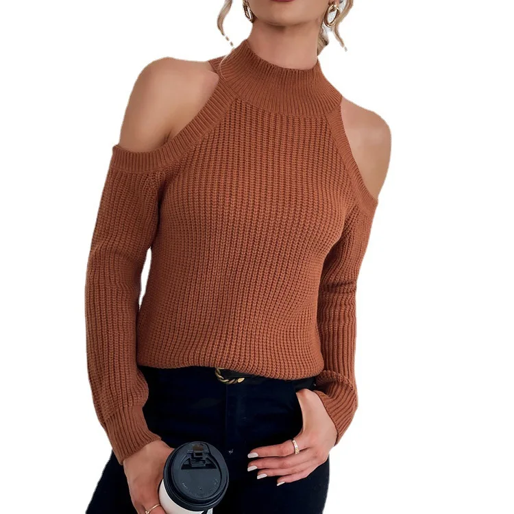 New Autumn Women's Sexy Off The Shoulder Sweater Women's Pullover Slim Knit Bottoming Shirt Sweater, Customized color
New Autumn Women's Sexy Off The Shoulder Sweater Women's Pullover Slim Knit Bottoming Shirt Sweater, Customized color