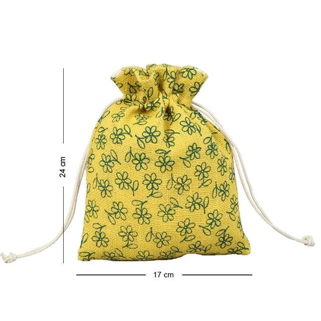 drawstring gift bag /gift bag drawstring/jute drawstring pouch