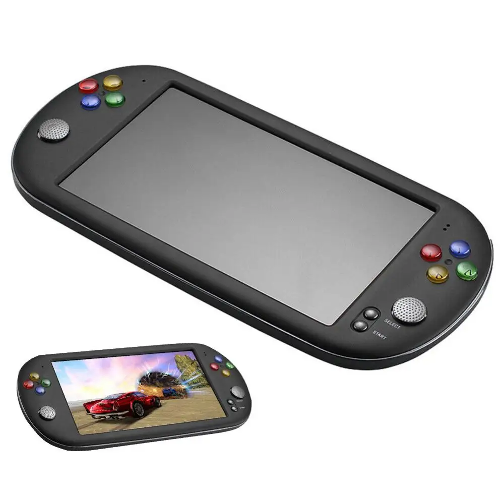 7 inch Portable Game Console Handheld with 1500 free retro mini games video game 16 bit console, Black
7 inch Portable Game Console Handheld with 1500 free retro mini games video game 16 bit console, Black