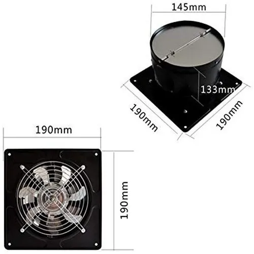 Quality Exhaust Fan, REVE, Wall - detail 2