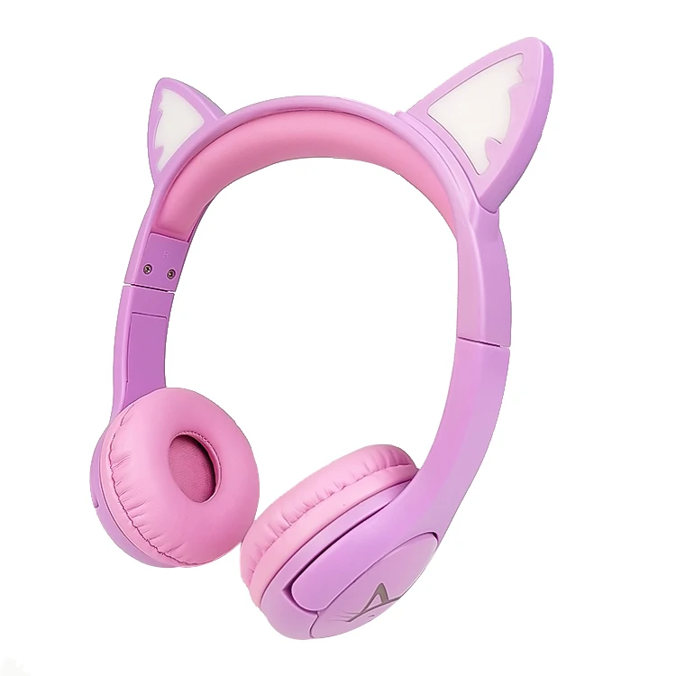 New style LED colored lantern Children's Headphone CAT Cute wired earphone Game Headset Earphone
New style LED colored lantern Children's Headphone CAT Cute wired earphone Game Headset Earphone