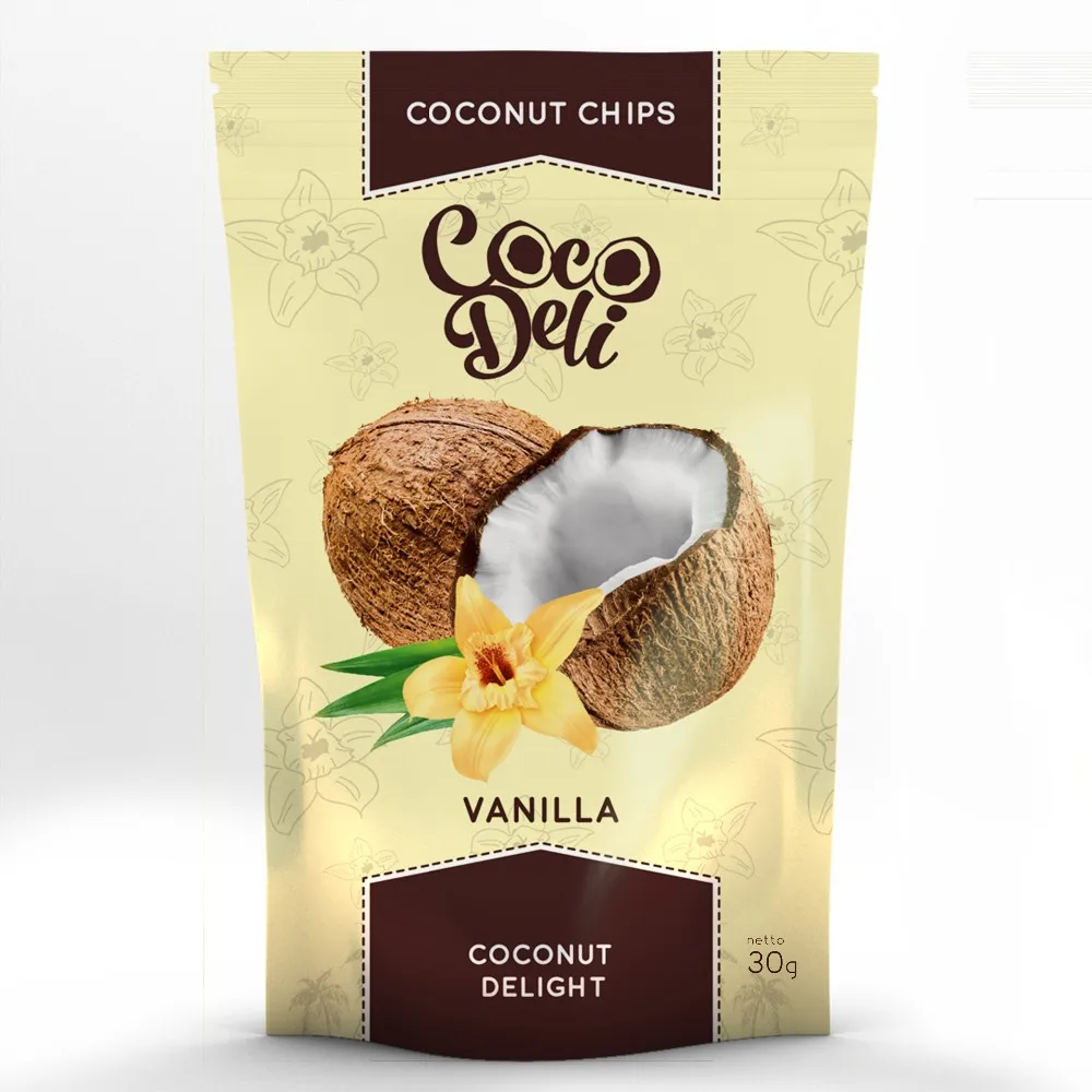 organic dried coconut chips vanilla