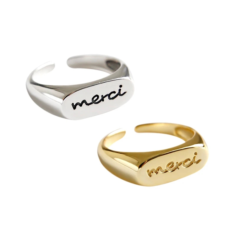 H-R548 Factory Directly Supply Jewelry Sterling Silver Retro Letter Joint Tail Opening Personalized Ring
H-R548 Factory Directly Supply Jewelry Sterling Silver Retro Letter Joint Tail Opening Personalized Ring