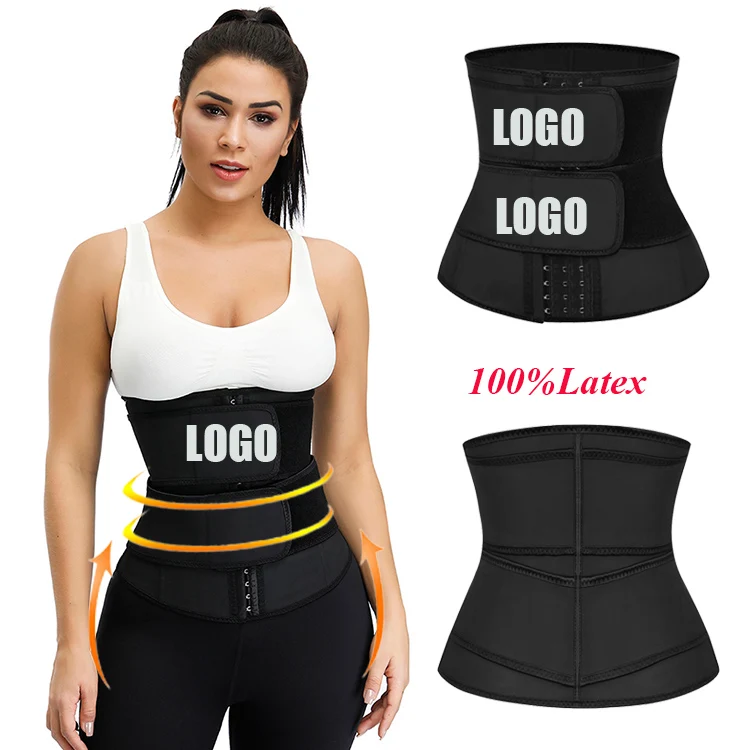 Custom Logo Double Strap Waist Trainer Belt Corset Full Body Sport Shapewear Slimming Vest latex waist trainer private label, Black
Custom Logo Double Strap Waist Trainer Belt Corset Full Body Sport Shapewear Slimming Vest latex waist trainer private label, Black