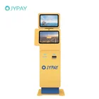 21.5 Inch Dual Screen ATM Bill Payment Machine And Self Service Bank Note Payment Kiosk With Card Reader