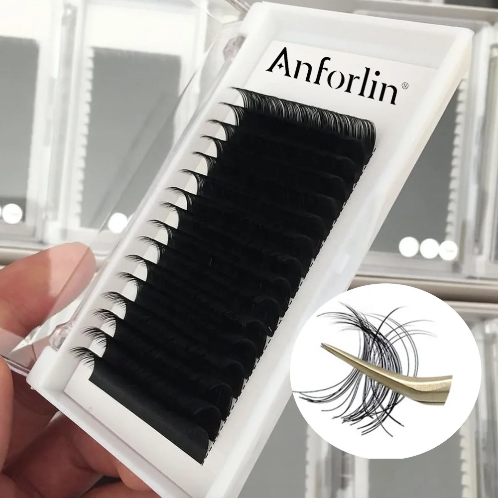 Anforlin Custom 0.18 classic lash trays handmade wholesale professional classic individual eyelash extensions trays supplies, Matte black,glossy black,natural black,colord
Anforlin Custom 0.18 classic lash trays handmade wholesale professional classic individual eyelash extensions trays supplies, Matte black,glossy black,natural black,colord