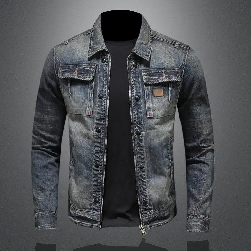 Plus Size 5 Xl Winter Denim Jacket Men Coat Jeans Jackets Solid Color Casual Stand Collar Jacket
Plus Size 5 Xl Winter Denim Jacket Men Coat Jeans Jackets Solid Color Casual Stand Collar Jacket