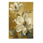 Best Selling Modern White Flower Canvas Art Oil Painting Home Decor Wall Art Painting