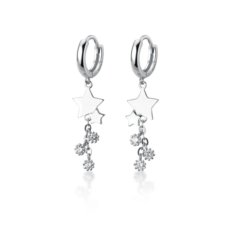 E4970 Classical For 2021 Silver Jewelry Silver White Ear Ornament Ear Button Female Drill Smooth Five Pointed Star Tassel
E4970 Classical For 2021 Silver Jewelry Silver White Ear Ornament Ear Button Female Drill Smooth Five Pointed Star Tassel