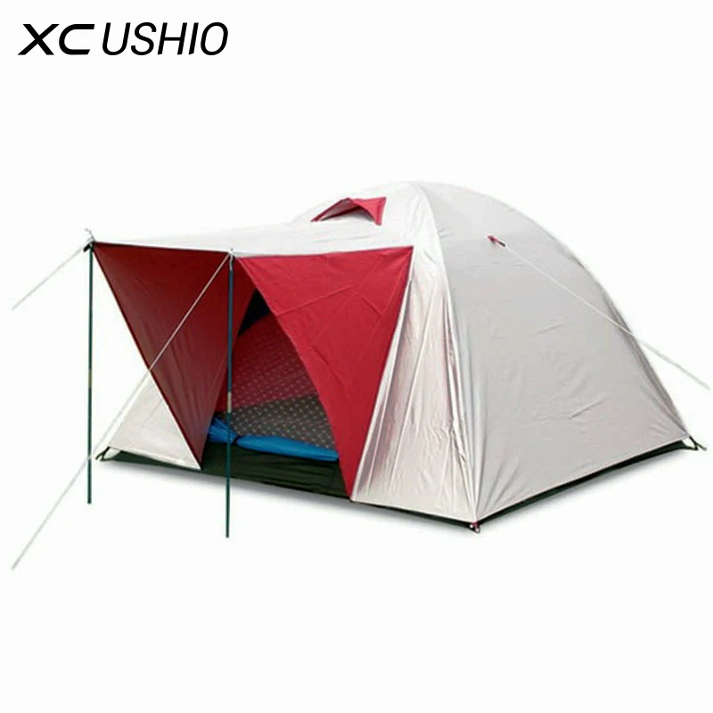 Windproof Camping Tent 3-4 Person High Attitude Tent 200x200x130cm Detachable Separated Double Layer Outdoor Tent for Camping, Red,blue(send by random color
Windproof Camping Tent 3-4 Person High Attitude Tent 200x200x130cm Detachable Separated Double Layer Outdoor Tent for Camping, Red,blue(send by random color