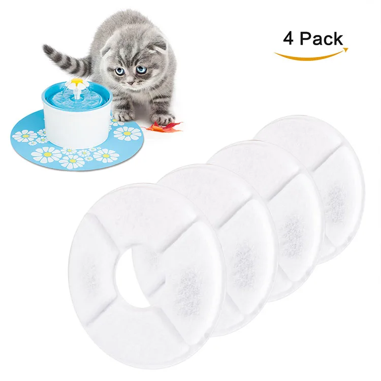 4Pcs/Pack Pet Dogs Cats Activated Carbon Filter Water Fountain Replacement Water Fountain Filter
4Pcs/Pack Pet Dogs Cats Activated Carbon Filter Water Fountain Replacement Water Fountain Filter