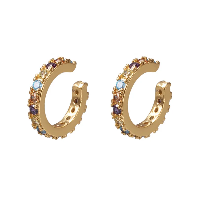 2020 Fashion Real Gold Plated Jewelry Cubic Zirconia Ear Cuff Earring 925 silver Cute Round C-shaped Clip Earrings For Women, Golden
2020 Fashion Real Gold Plated Jewelry Cubic Zirconia Ear Cuff Earring 925 silver Cute Round C-shaped Clip Earrings For Women, Golden