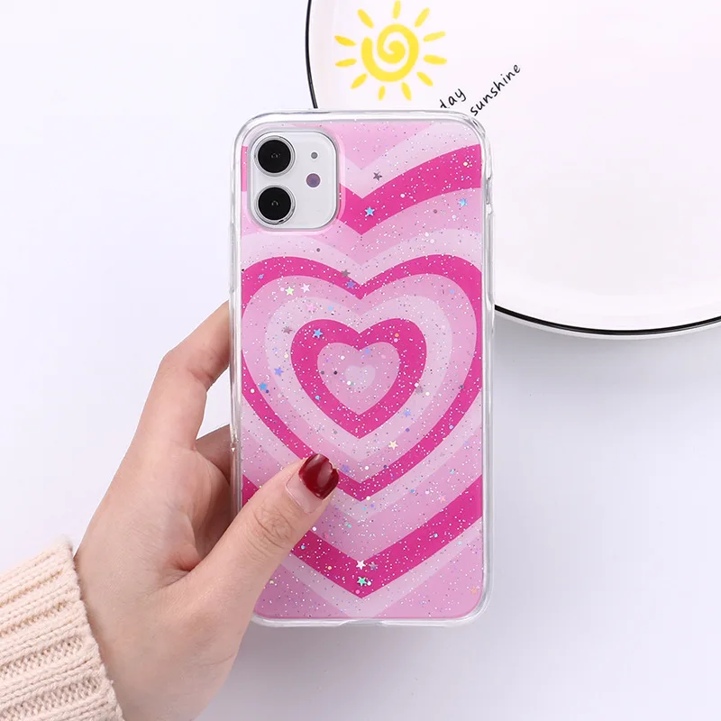 Pink Heart Circle Phone Case For iPhone 12 mini 7 11 Pro XR XS MAX X 8 SE 2020 6 Plus Fashion Silicone Hard Cover Fundas
Pink Heart Circle Phone Case For iPhone 12 mini 7 11 Pro XR XS MAX X 8 SE 2020 6 Plus Fashion Silicone Hard Cover Fundas
