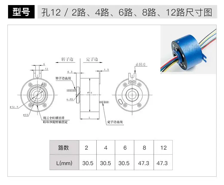 Taidacent Signal Power Continued Road Collector Conductive