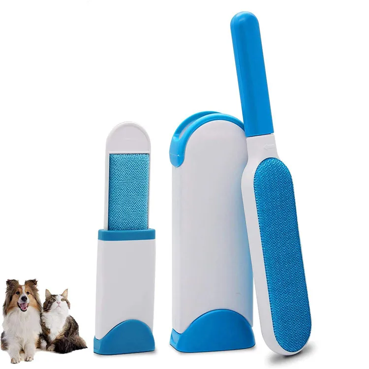 Reusable Double-Sided Pet Hair Fur Remover Brush set with Self-Cleaning Base for Dogs Cats, Blue or red
Reusable Double-Sided Pet Hair Fur Remover Brush set with Self-Cleaning Base for Dogs Cats, Blue or red