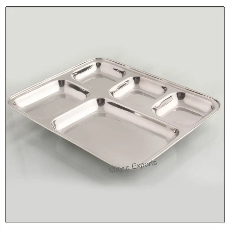 Stainless Steel Mess Tray - 5 in 1
