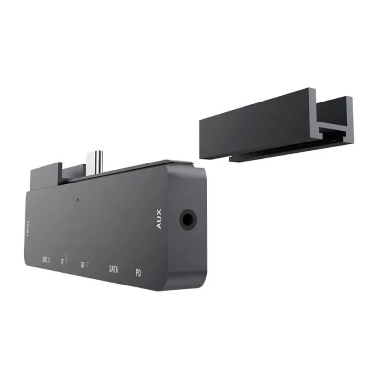 Hot Sell IPad Pro USB3.1 multi-functional docking station Type-C to 7-in-1 HUB, Sliver
Hot Sell IPad Pro USB3.1 multi-functional docking station Type-C to 7-in-1 HUB, Sliver