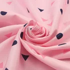 custom digital printed 100% polyester printed fabric for home textile and garment