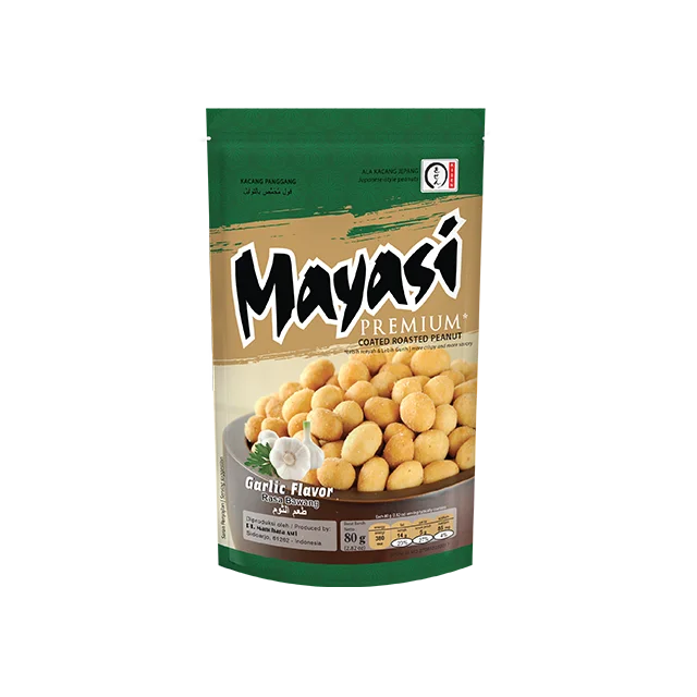 Best Quality Peanut Roasted Coated Snack Mayasi Premium Gr Garlic