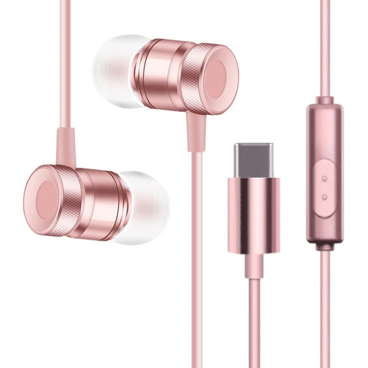 YX-022 Wired Earphone 1.2m Wired In Ear USB-C Type C Earphone Interface Metal Stereo Earphones with Microphone For Mobile Phones
YX-022 Wired Earphone 1.2m Wired In Ear USB-C Type C Earphone Interface Metal Stereo Earphones with Microphone For Mobile Phones