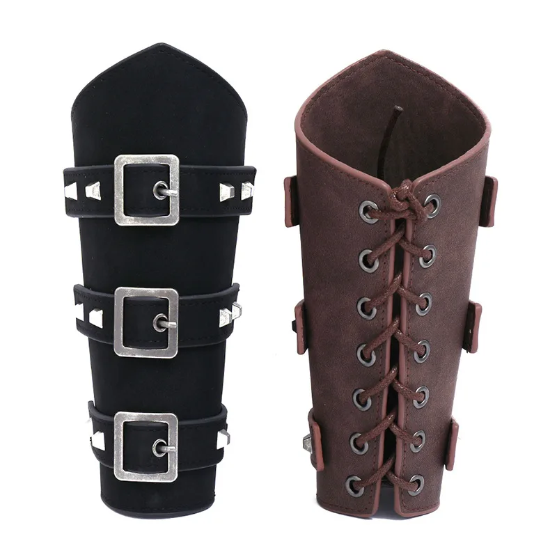 Wholesale Punk Bracers New punk bracelet male wax rope braided wrist wide leather bracelet personality riding wrist
Wholesale Punk Bracers New punk bracelet male wax rope braided wrist wide leather bracelet personality riding wrist