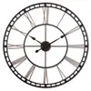 Hanssz Cabe decorative metal wall clocks infinity instruments retro wall clock oversized for Any Indoor Living Space