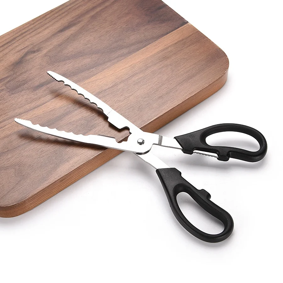 Kitchen Fish Cutting Stainless Steel Fishing Scissors Long Scissors