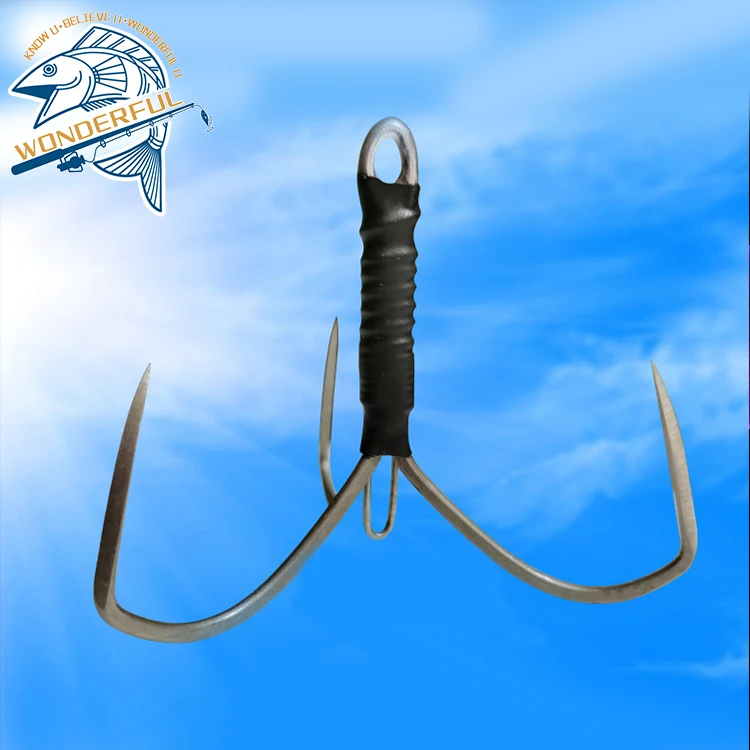 In Stock Factory Price High Strength Stainless Steel Saltwater Large Fishing Treble Hooks, Silver
In Stock Factory Price High Strength Stainless Steel Saltwater Large Fishing Treble Hooks, Silver