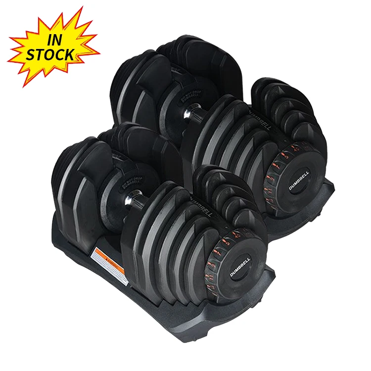 Wholesale Dropshipping Fitness Equipment Adjustable Dumbbell 90Lbs Dumbbell Set, Black+red
Wholesale Dropshipping Fitness Equipment Adjustable Dumbbell 90Lbs Dumbbell Set, Black+red