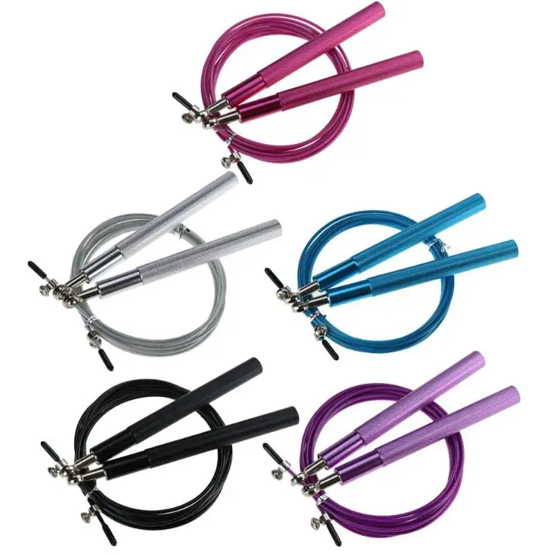 Adjustable Jump Rope Aluminum Speed Crossfit Training Workout Exercise Fitness Gym Skipping Rope for workout
Adjustable Jump Rope Aluminum Speed Crossfit Training Workout Exercise Fitness Gym Skipping Rope for workout