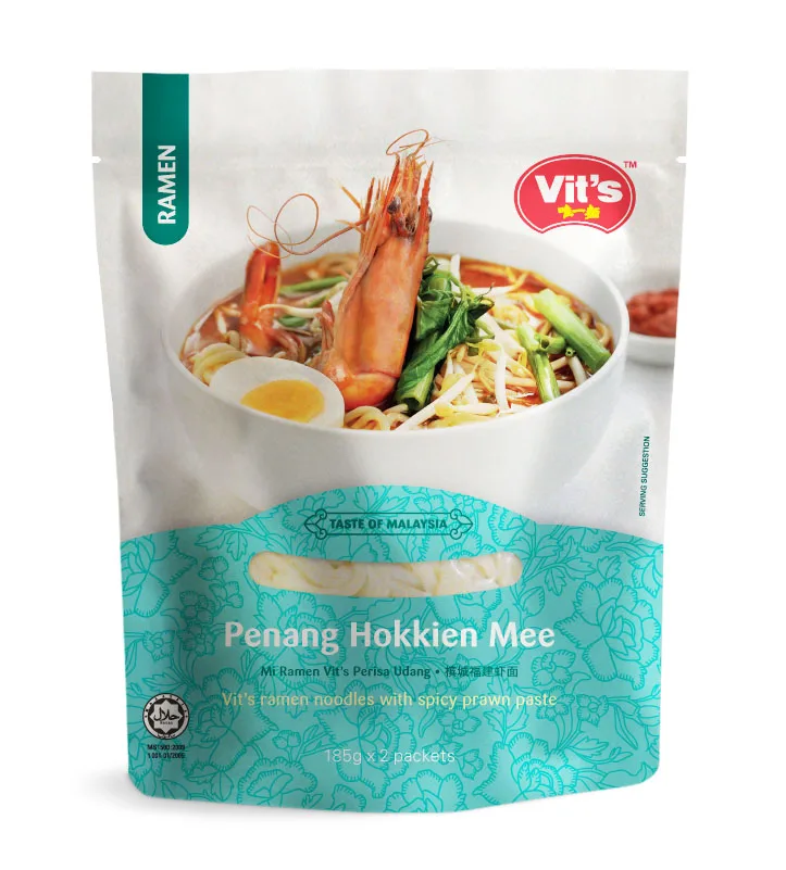 vit"s halal ramen noodles with penang hokkien mee