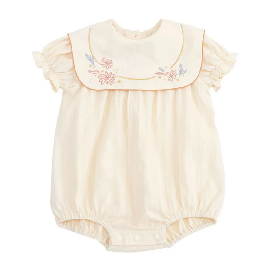 2020 summer short sleeve baby girl baby Korean version embroidery princess collar 100 days baby Romper clothing, Customized color
2020 summer short sleeve baby girl baby Korean version embroidery princess collar 100 days baby Romper clothing, Customized color