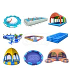 backyard pvc commercial blow up rental water inflatable swimming pool with ball