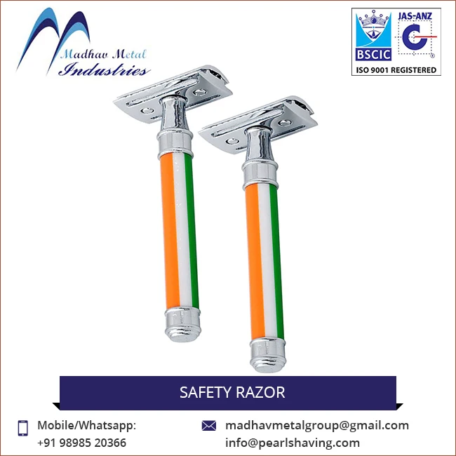 safety shaving razor with best metal handle