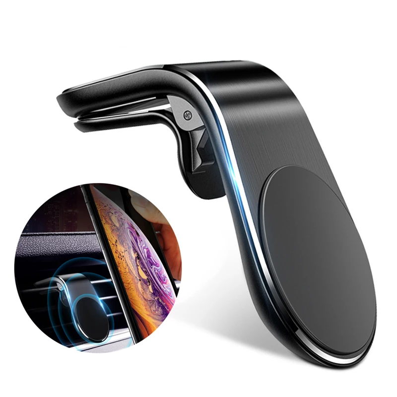 New Arrival Strong Magnetic L Shape Phone Holder Stand Car Air Vent Mount Clip Cellphone Holder, Black
New Arrival Strong Magnetic L Shape Phone Holder Stand Car Air Vent Mount Clip Cellphone Holder, Black
