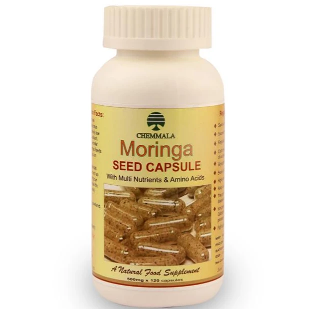 Venta al por mayor de Moringa Oleifera semillas cápsulas 100% puro de la mejor calidad