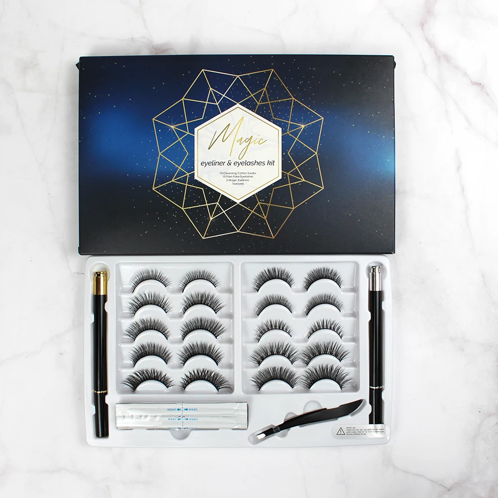 US OFFICE Free Sample 10 Pairs False Eyelashes Packaging Box Magnetic Eyelashes and Eyeliner Kit, Natural black
US OFFICE Free Sample 10 Pairs False Eyelashes Packaging Box Magnetic Eyelashes and Eyeliner Kit, Natural black