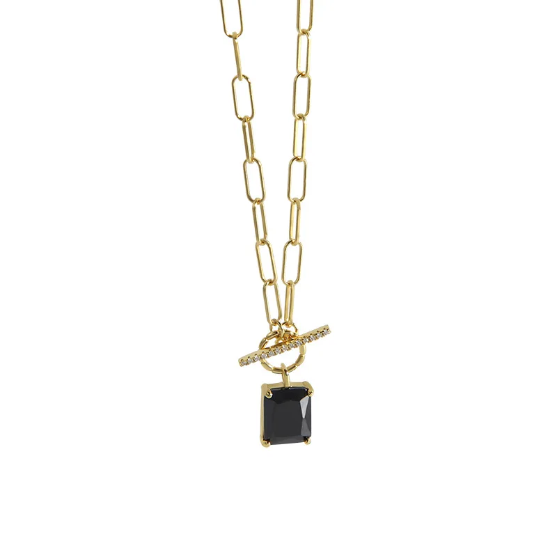Wholesale Silver Necklace Jewelry 925 18K Gold Plated Paper Clip Chain Fashion Necklace Korean Jewelry For Women
Wholesale Silver Necklace Jewelry 925 18K Gold Plated Paper Clip Chain Fashion Necklace Korean Jewelry For Women