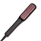 mk-303 multi functional fast hair brush straightener with lcd display