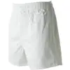 White Cotton Shorts For Men, Side Pockets Multi Purpose Cotton Short, Training & Sports Short