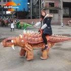 Indoor Kids Amusement Park Rides Electric Animatronic Dinosaur Kiddie Ride